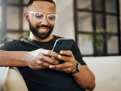 man on phone 